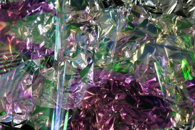 Gümüş holografik arkaplan, tasarım dokusu.