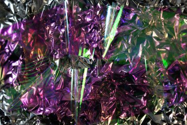 Gümüş holografik arkaplan, tasarım dokusu.