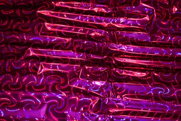 ピンクのホログラフィック背景 デザインの質感 — ストック写真