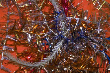 Noel ağacı için Noel süslemesi, arka plan, doku.