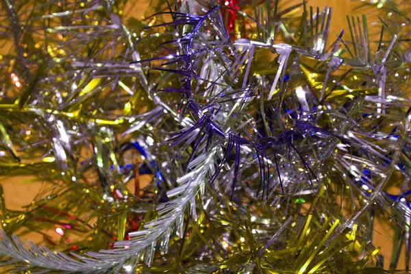 Decoração Natal Para Árvore Natal Fundo Textura — Fotografia de Stock