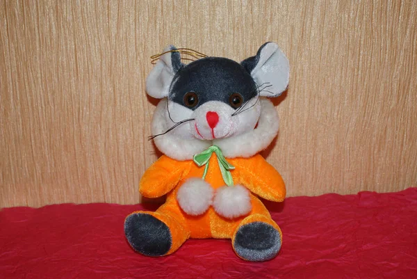 Soft Toy Mouse Rat Children Toy — Stock Photo, Image
