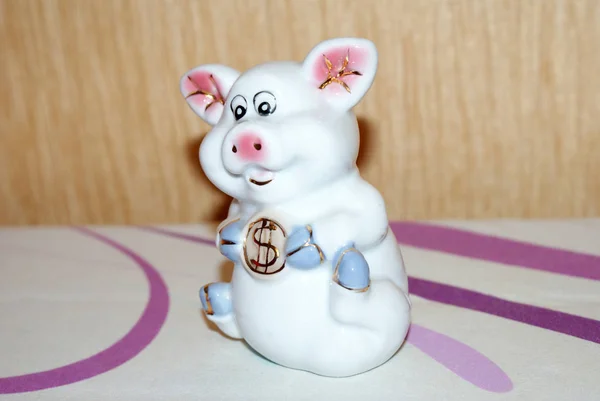 Piggy Bank Form Pig Savings — Stock Photo, Image