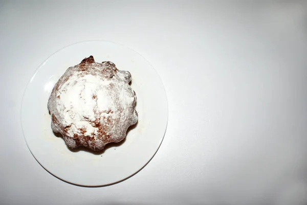 Söt Cupcake Läcker Dessert Ljus Bakgrund — Stockfoto