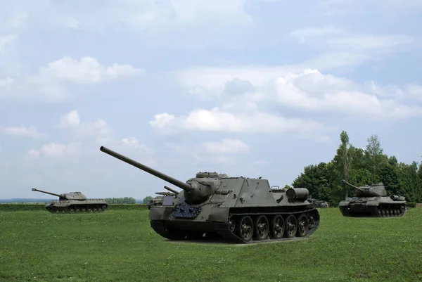 Szovjet Katonai Tank Második Világháború Óta — Stock Fotó