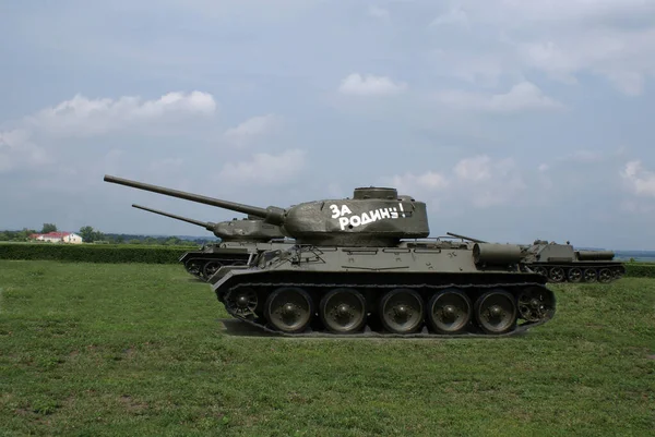 Kinci Dünya Savaşı Ndan Beri Sovyet Askeri Tankı — Stok fotoğraf