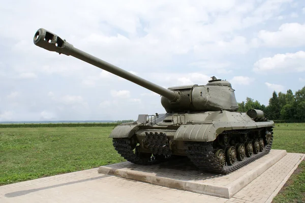 Kinci Dünya Savaşı Ndan Beri Sovyet Askeri Tankı — Stok fotoğraf