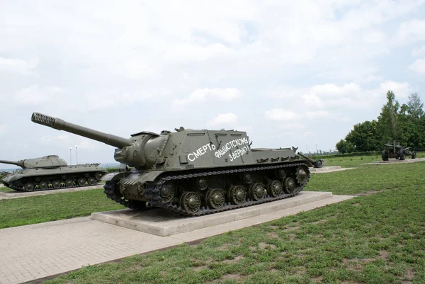 Kinci Dünya Savaşı Ndan Beri Sovyet Askeri Tankı — Stok fotoğraf