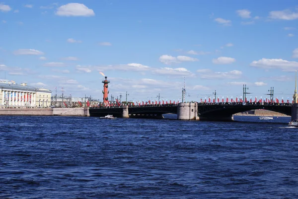 Pleasure Boat Neva River Petersburg — Stock Photo, Image