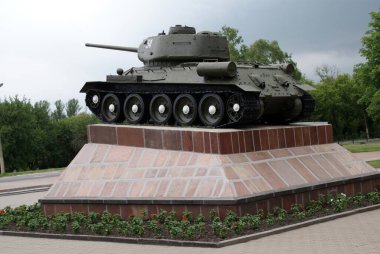 İkinci Dünya Savaşı 'ndan beri Sovyet askeri tankı.