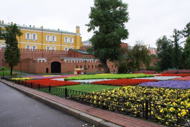 Tarihi bina, Moskova 'da mimari, Rusya.
