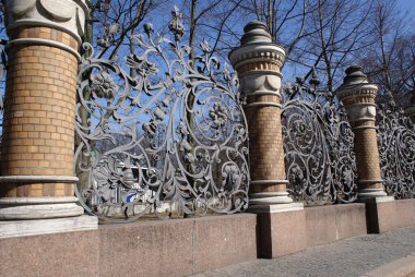 Çit, çit, St. Petersburg, Rusya mimarisi..