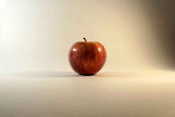 Roter Apfel Obst Zur Gewichtsabnahme Diät — Stockfoto