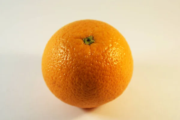 Naranja Fruta Sobre Fondo Blanco Dieta —  Fotos de Stock