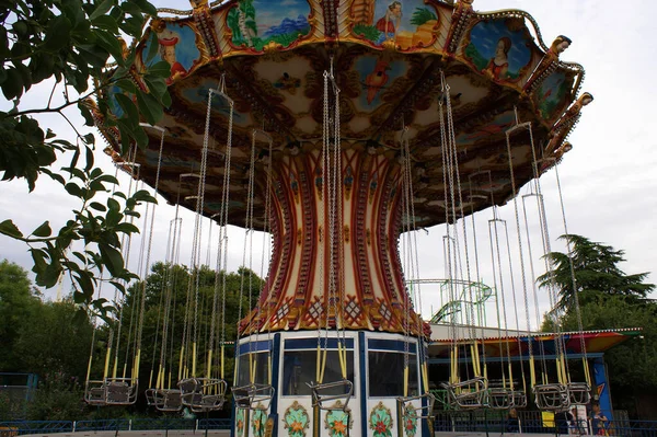 Carrusel Infantil Parque Atracciones Parque Atracciones —  Fotos de Stock