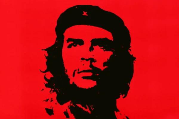 Ilustrace Portrétu Che Guevara Latinskoamerická Revoluce — Stock fotografie