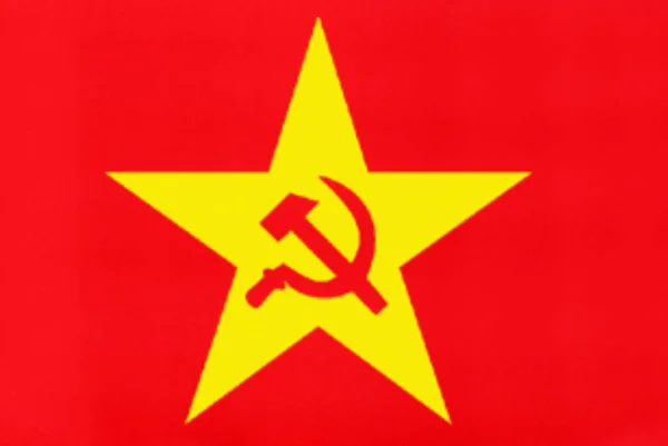 Sovjetunionens Flagga Illustration Den Kommunistiska Flaggan — Stockfoto