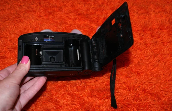 Retro Camera Film Old Technology — Stock Photo, Image