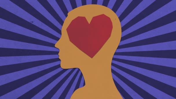 停止运动爱情 情感的概念 伟大的为您的介绍和爱相关的项目 优质动画制作 — 图库视频影像