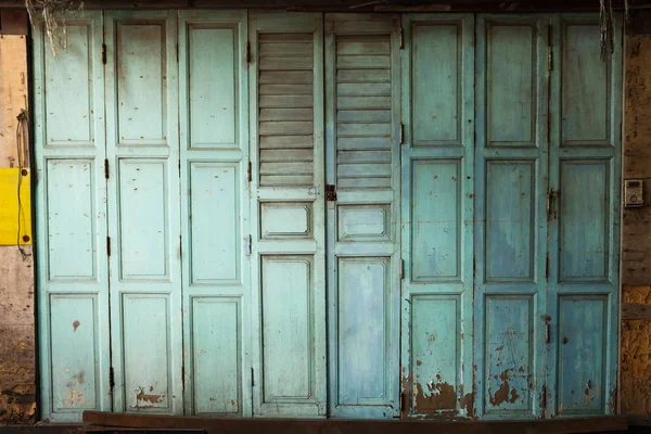 Oude Vuile Vintage Stijl Houten Deur Antieke Muur — Stockfoto