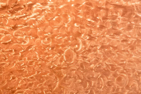 Superfície de folha de cobre triturada — Fotografia de Stock