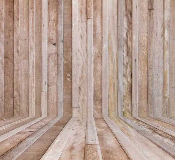 Parede de madeira velha e chão — Fotografia de Stock