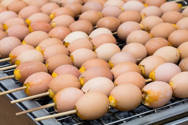 Fechar ovo de galinha grelhado — Fotografia de Stock