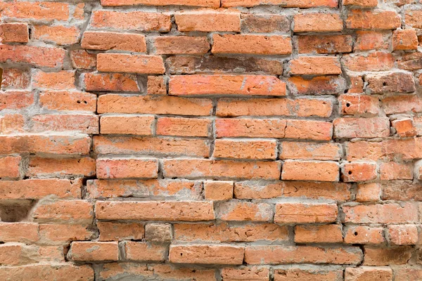 Stare Brudne Czerwonej Cegły Ściany Tekstura Tło Bliska — Zdjęcie stockowe