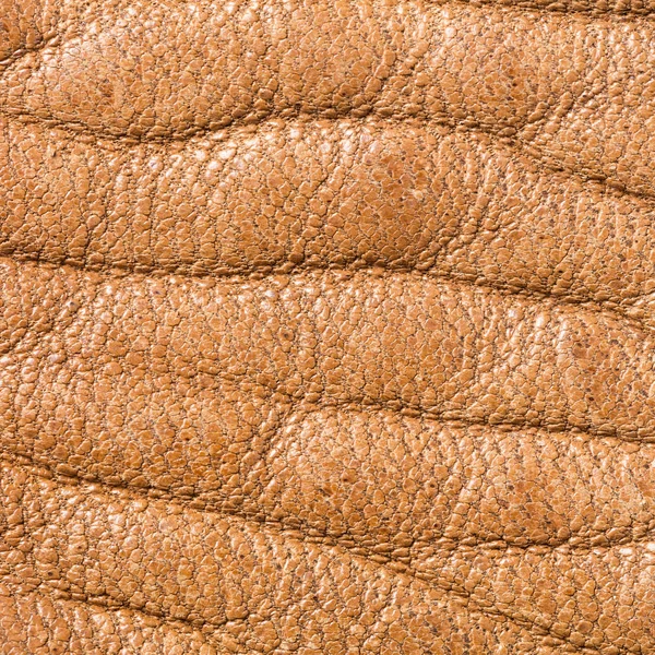 Närbild Brunfärg Äkta Läder Texture — Stockfoto