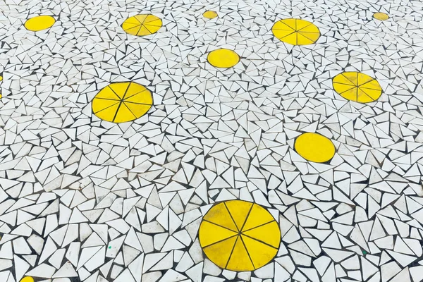 Mooi Kleurrijk Mozaïek Tegels Vloer Textuur Achtergrond — Stockfoto