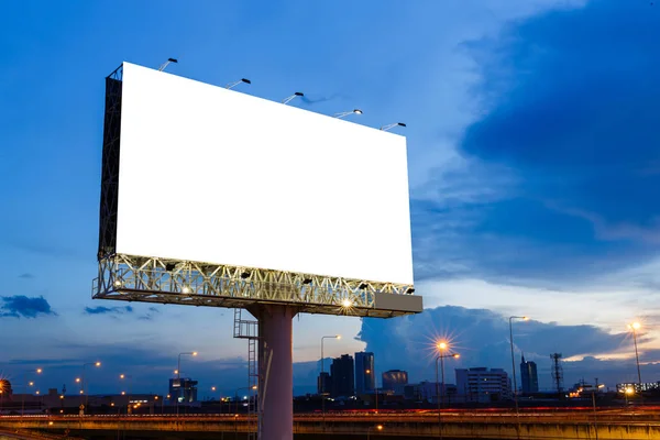 Boş billboard kullanıma hazır — Stok fotoğraf