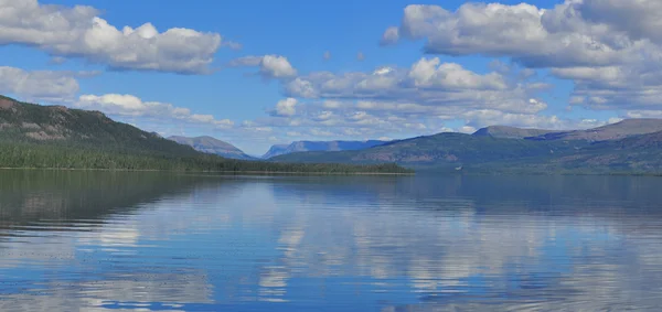 Panorama horských jezer na plató Putorana. — Stock fotografie