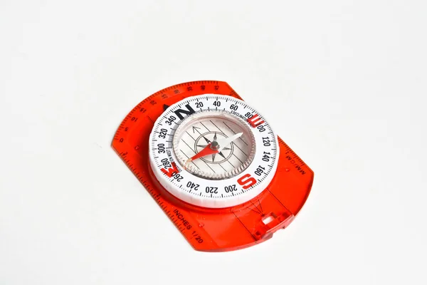 Compass on white. — Stock Photo, Image