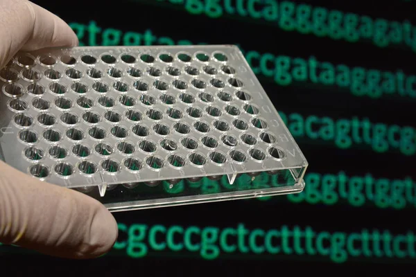 Genética molecular e biotecnologia . — Fotografia de Stock