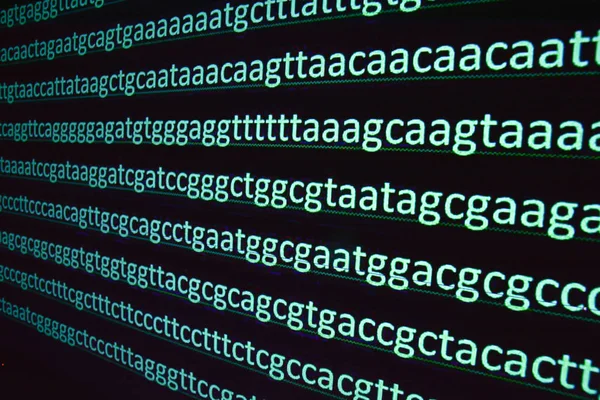 Sequencing of the genome. — Stock Photo, Image