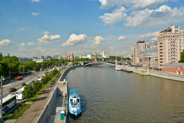 Κρεμλίνο της Μόσχας και του ποταμού Μόσχα. — Φωτογραφία Αρχείου