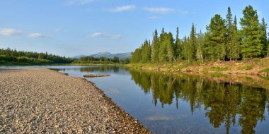 Kuzey korumalı Nehri Panoraması. 