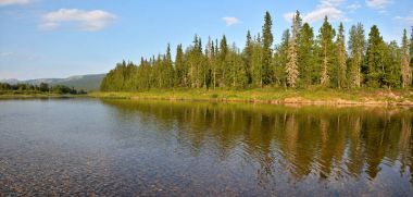 Kuzey korumalı Nehri Panoraması. 