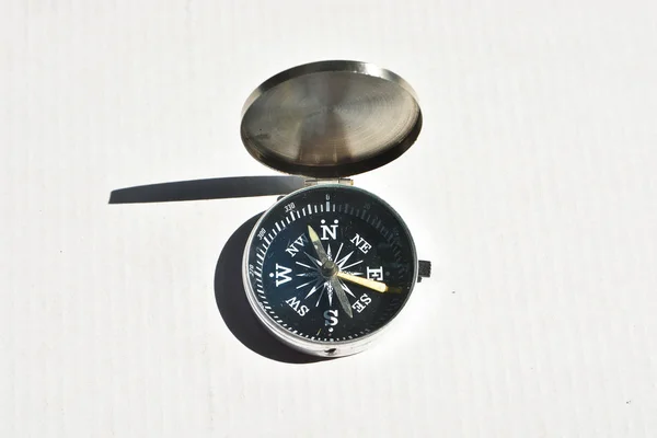 Compass on a white background. — Stock Photo, Image