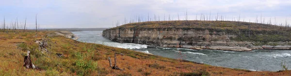 Панорама швидкості в скелястому каньйоні . — стокове фото