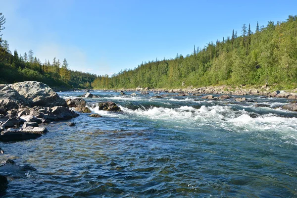 Kuzey Nehri üzerinde rapids. 