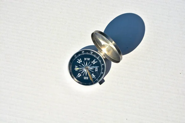 Compass on white. — Stock Photo, Image
