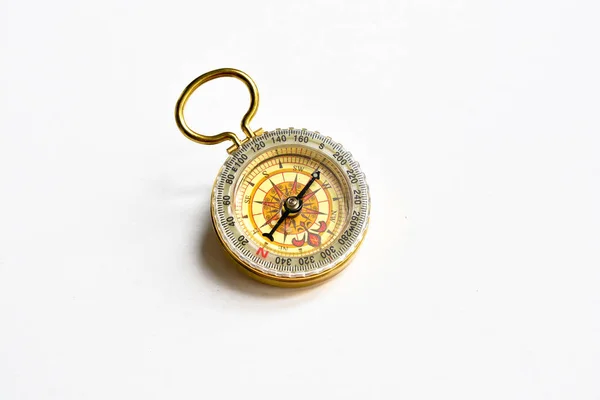 Compass on white. — Stock Photo, Image