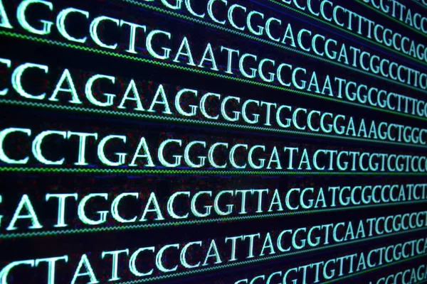 Sequenciamento moderno do genoma . — Fotografia de Stock