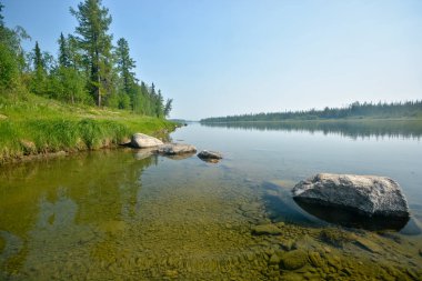 Kutup Urallar nehirde.
