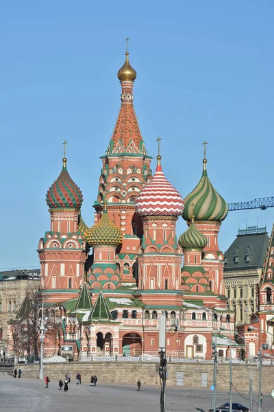 St. Bazylea Katedra w Moskwie. — Zdjęcie stockowe