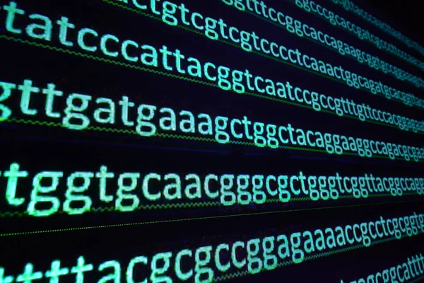 Het genoom sequencing. — Stockfoto