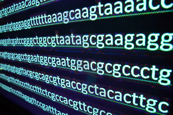 Sekvensering genomet. — Stockfoto