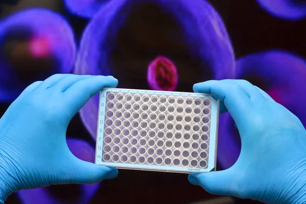 Tecnologías celulares en investigación biológica . — Foto de Stock