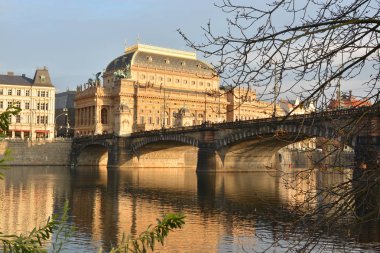 Prag 'daki Ulusal Tiyatro. 
